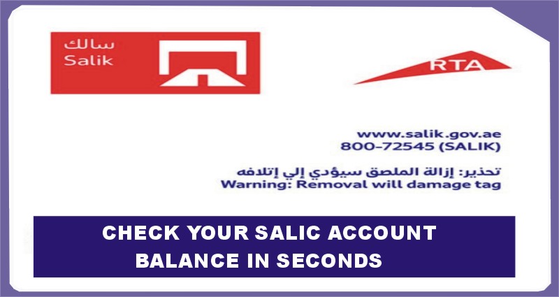 How To Check Salik Balance Online With Or Without Account Number? - V Guide